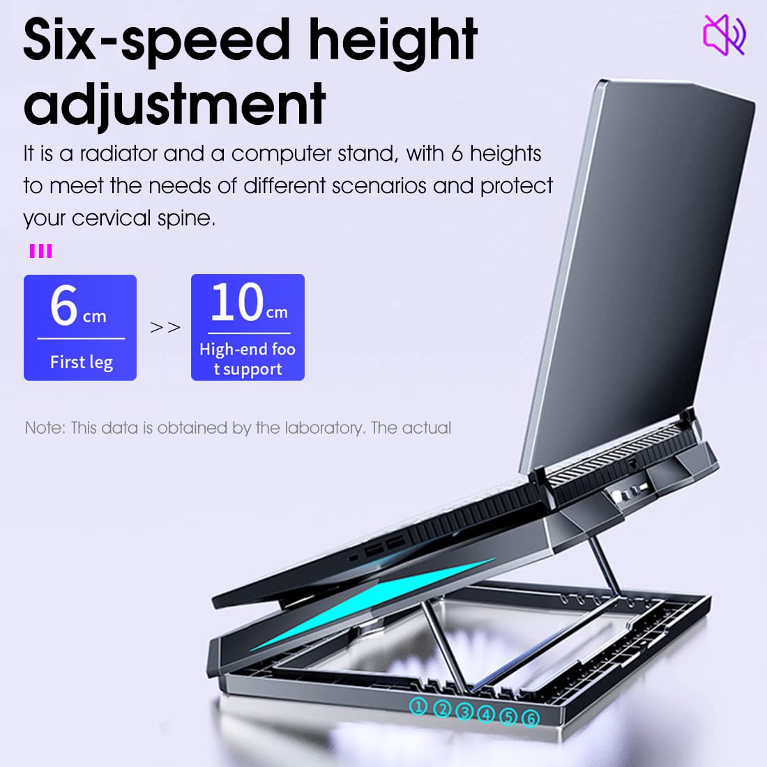 Verilux Laptop Cooling Pad RGB Laptop Cooler Stand with Phone Bracket, Dual USB Port Anti-Slip Cooling Pad 6 Powerful Cooling Fan Stand for 11-17.3 Inch Laptop Verilux Laptop Cooling Pad RGB Laptop Cooler Stand with Phone Bracket, Dual USB Port Anti-Slip Cooling Pad 6 Powerful Cooling Fan Stand for 11-17.3 Inch Laptop